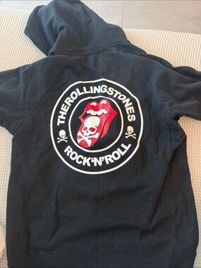 Mastermind JapanX The Rolling Stones Black Rock 'N' Roll Hoodie New with tag